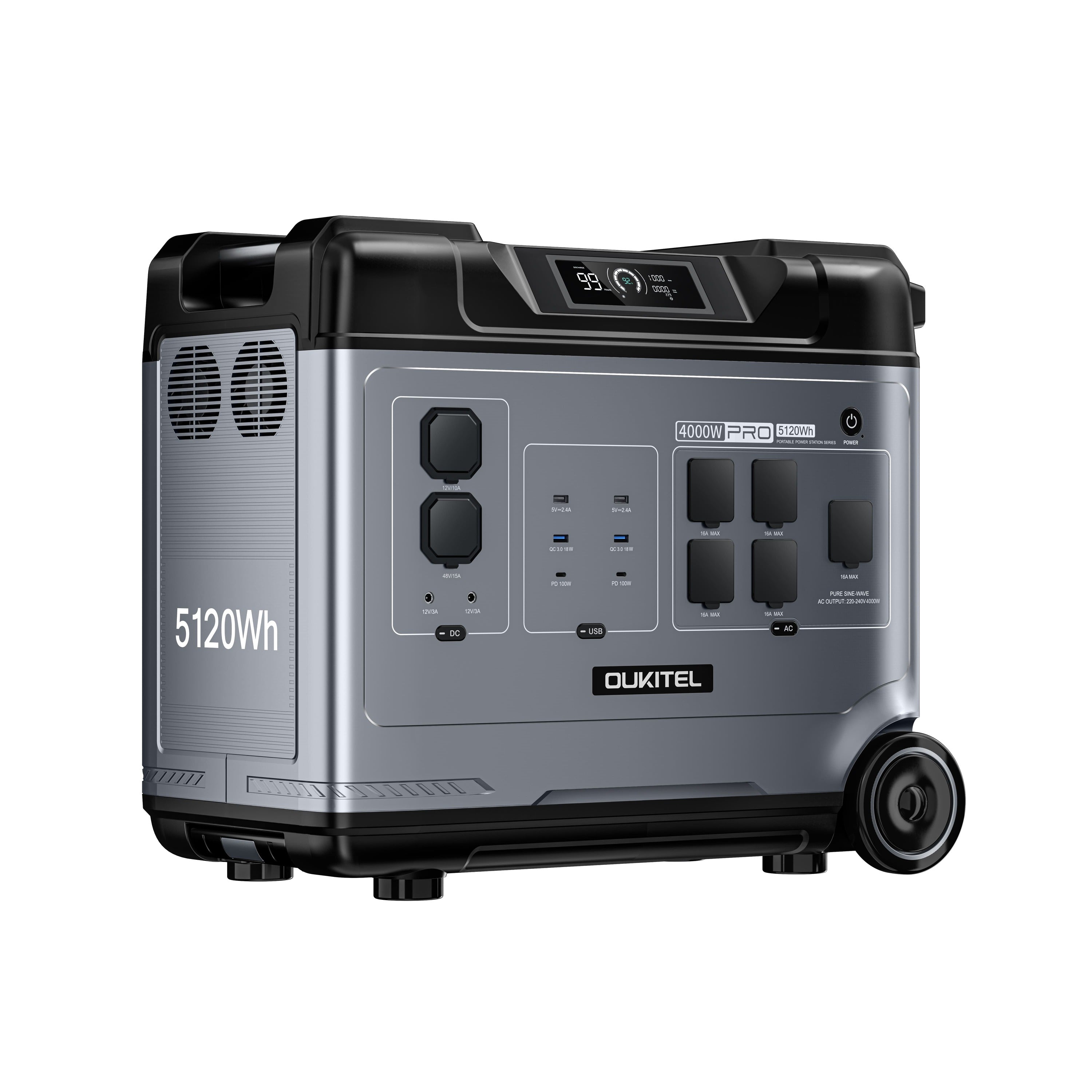 OUKITEL P5000 Pro Portable Power Station 4000W/5120Wh