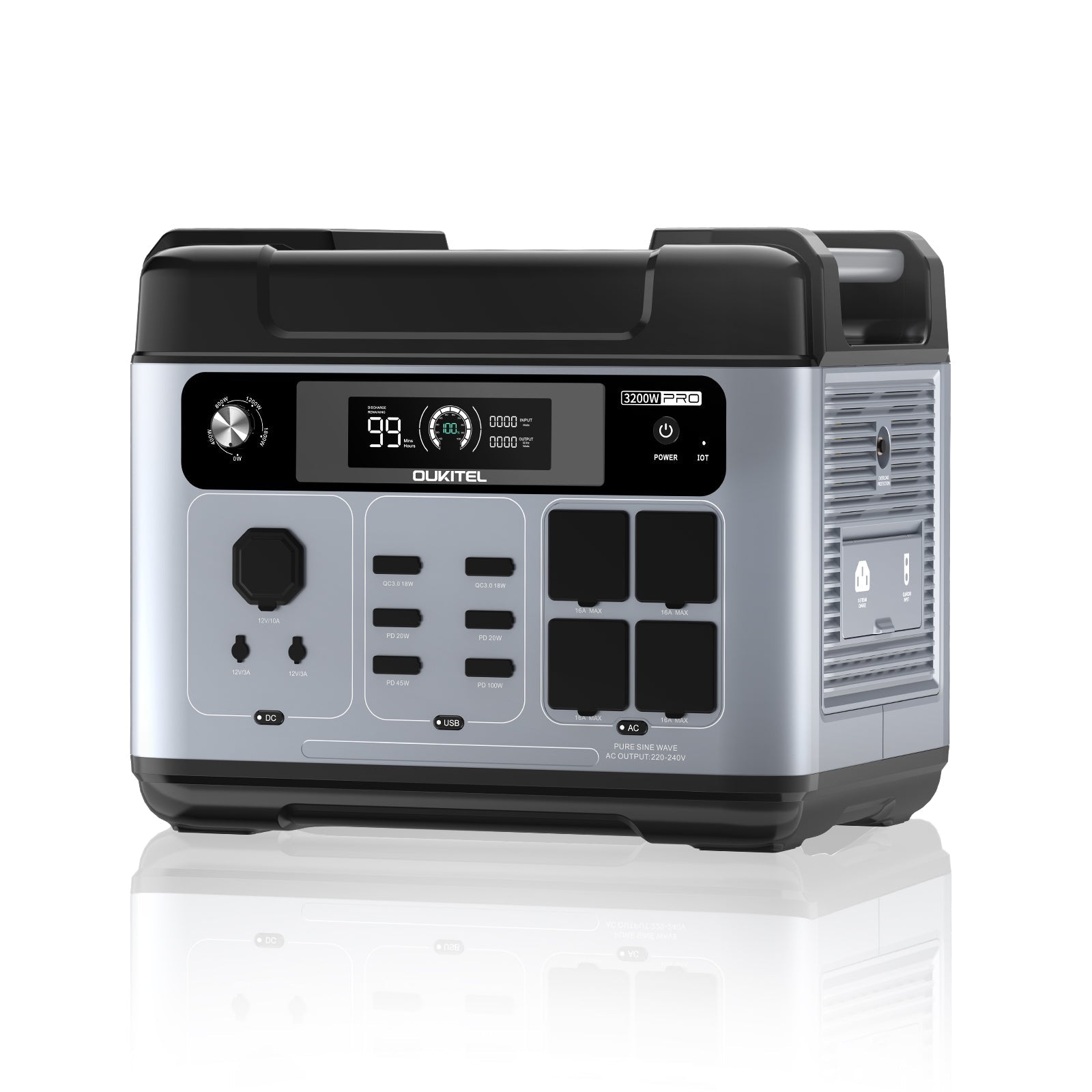 OUKITEL P2001 Plus Portable Power Station 2400W | 2048Wh