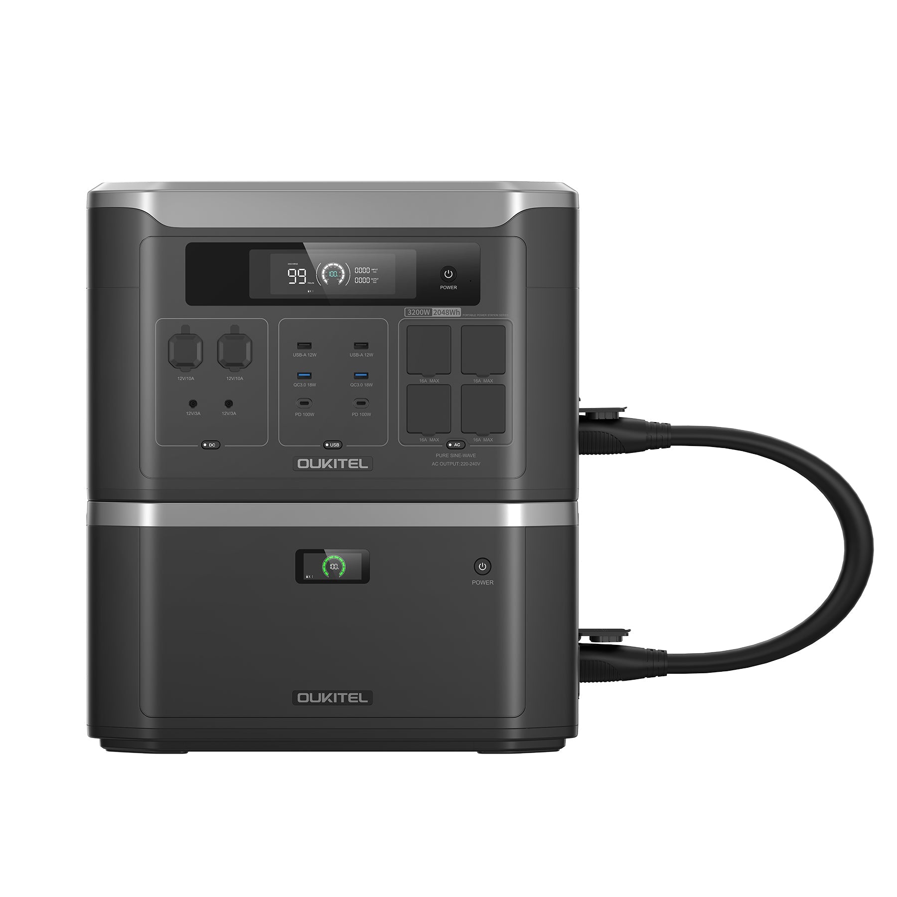 OUKITEL BP3000 Portable Power Station 3200W | 2048Wh