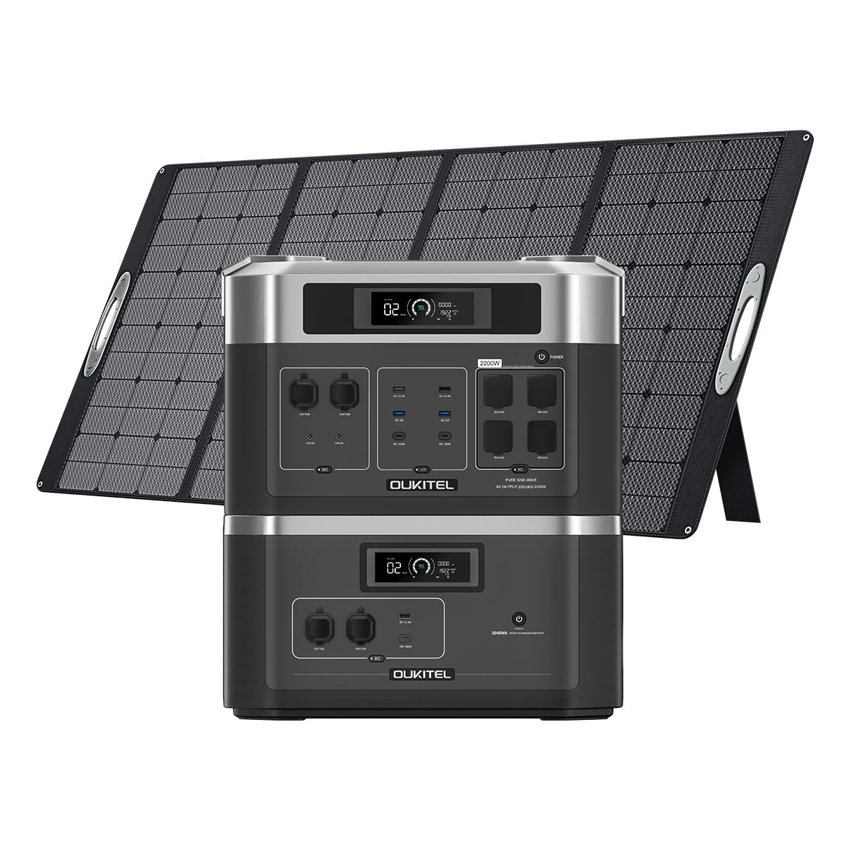 OUKITEL BP2000 Solar Generator 2200W