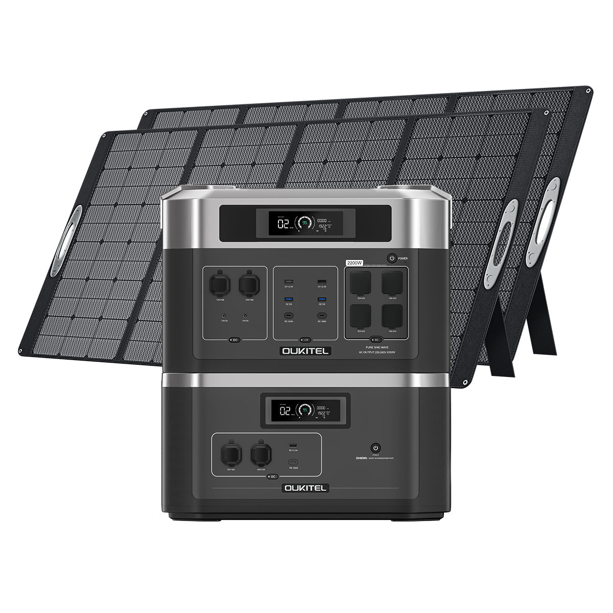 OUKITEL BP2000 Solar Generator 2200W