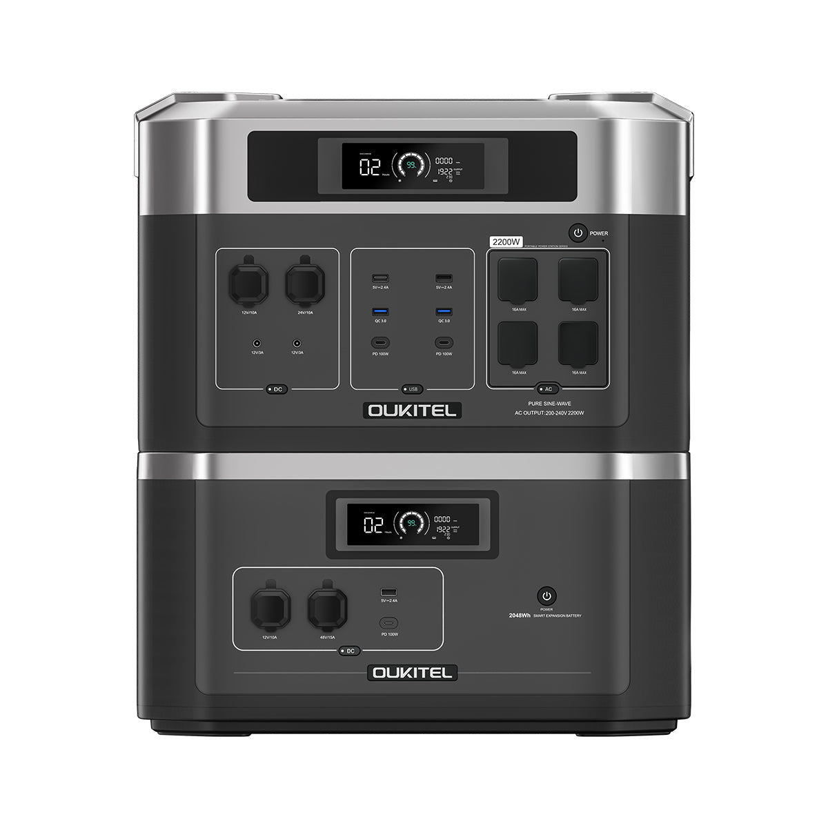OUKITEL BP2000 Solar Generator 2200W