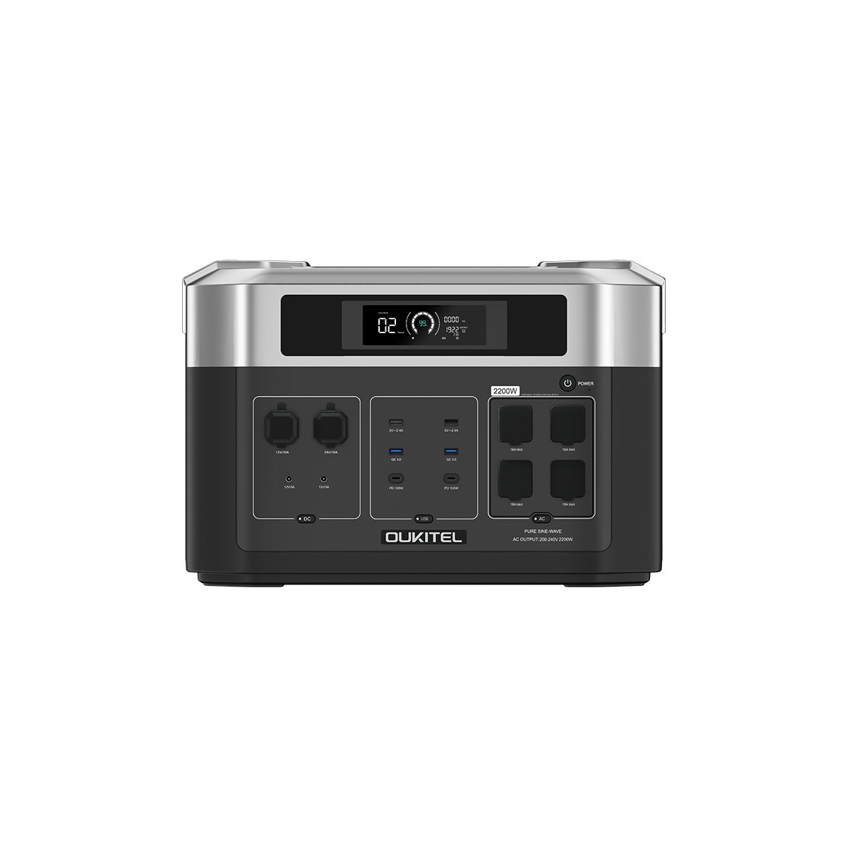 OUKITEL BP2000 Solar Generator 2200W