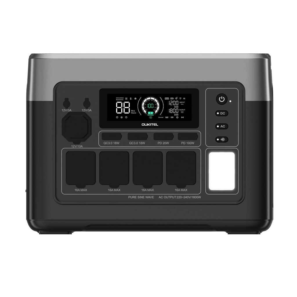 OUKITEL P1000E PLUS Portable Power Station 1800W/1024Wh