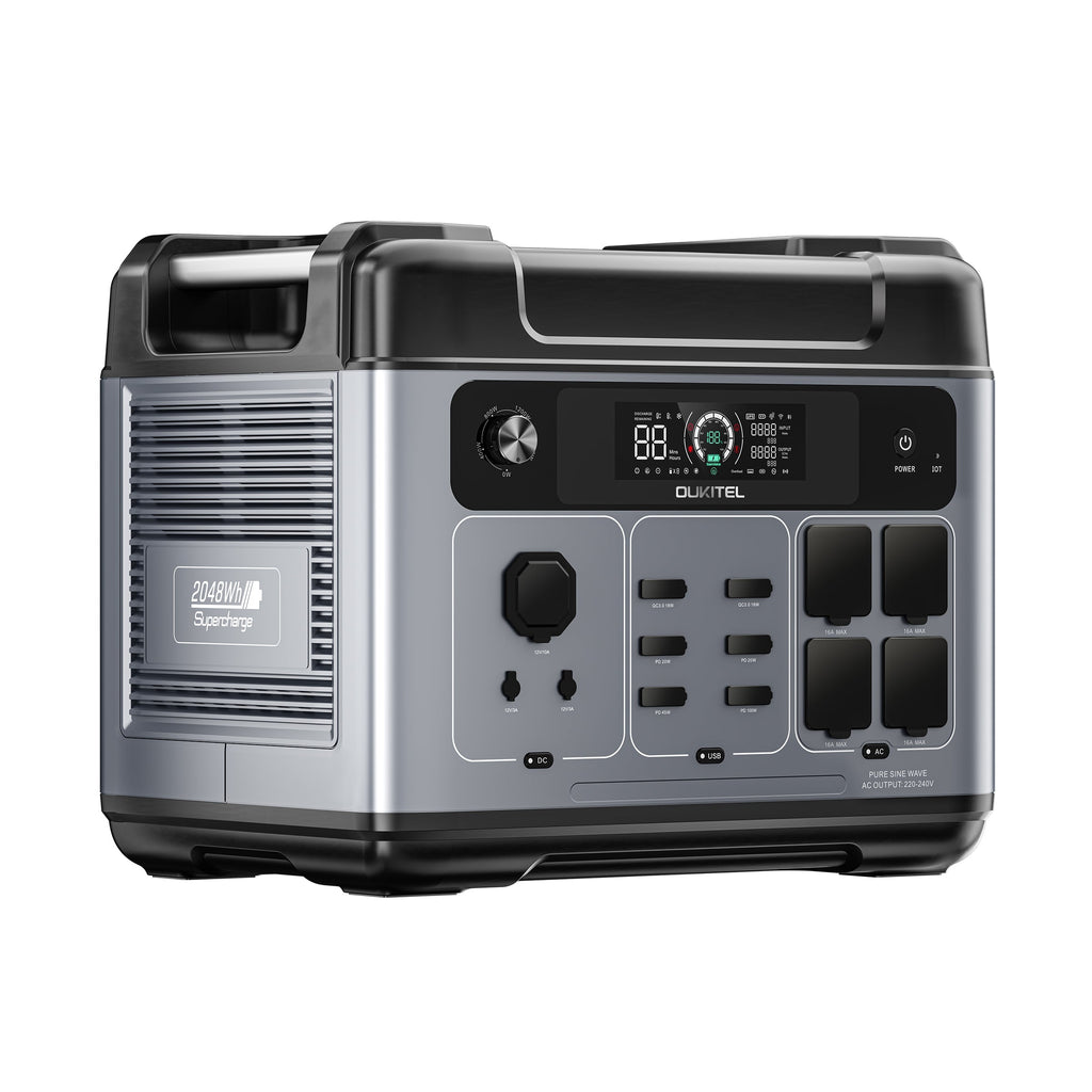 OUKITEL P2001 Plus Portable Power Station 2400W | 2048Wh