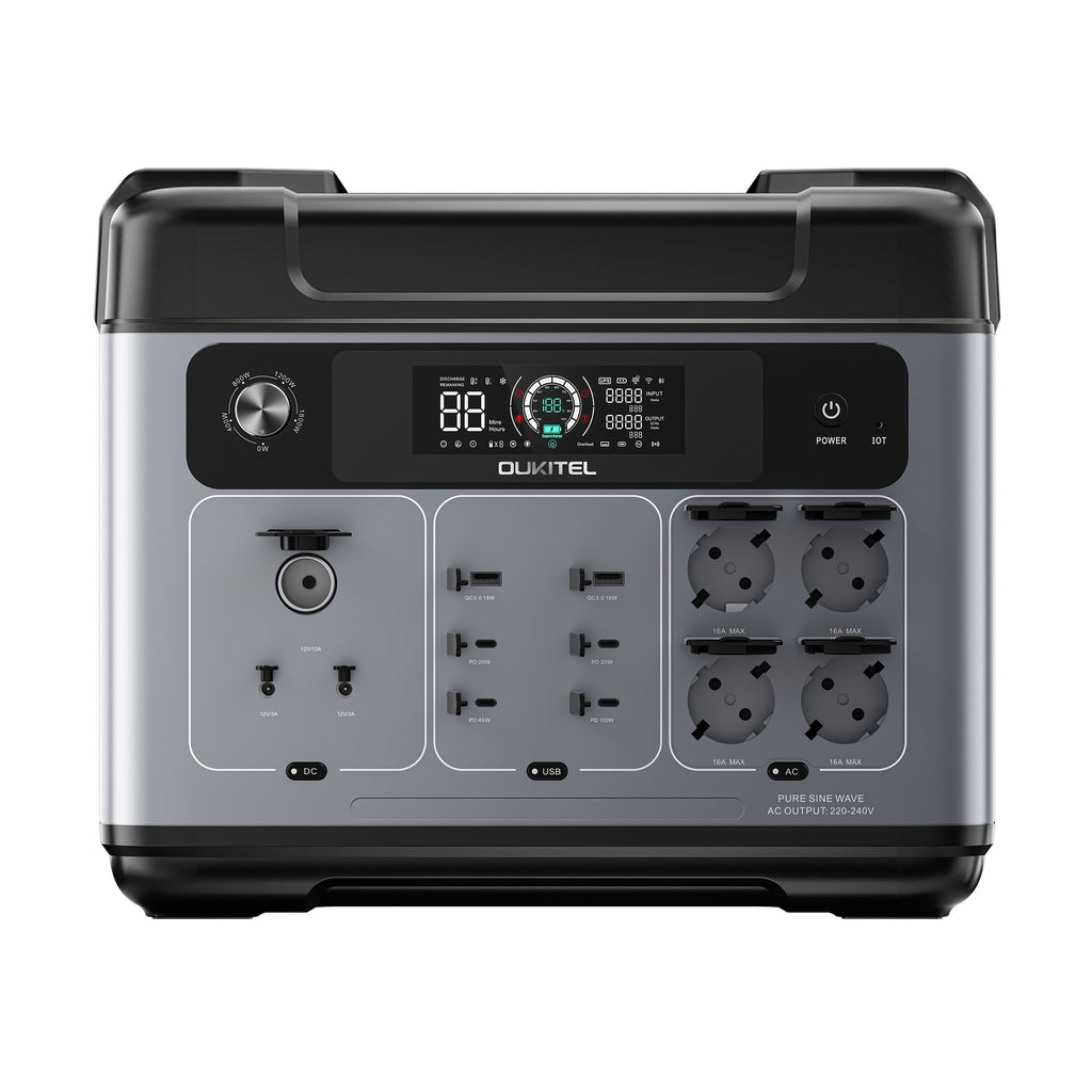 OUKITEL P2001 Plus Portable Power Station 2400W | 2048Wh
